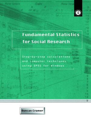 cover image of Fundamental Statistics for Social Research